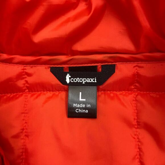 Cotopaxi Trico Hybrid Vest Women's size L Orange Purple Colorblock Full Zip - Picture 5 of 9